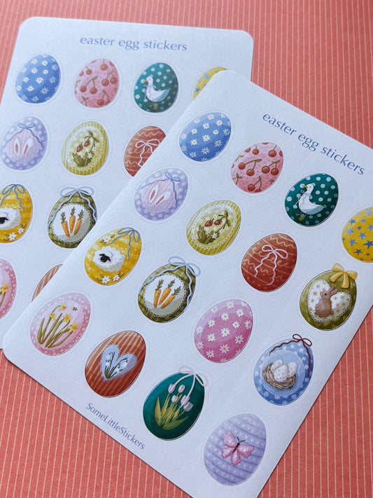 easter egg stickers