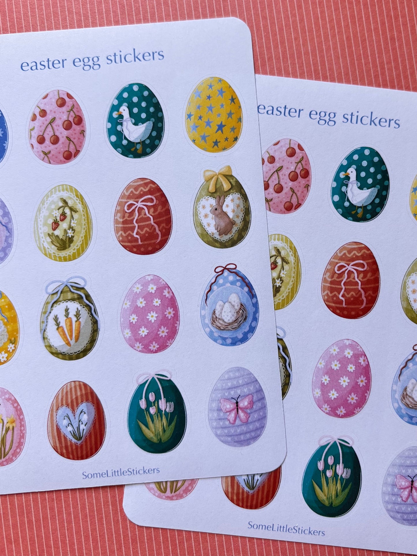 easter egg stickers
