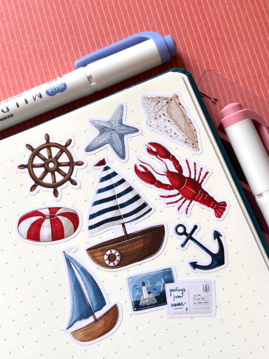 coastal stickers