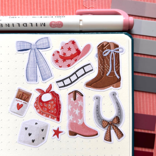 country romance stickers