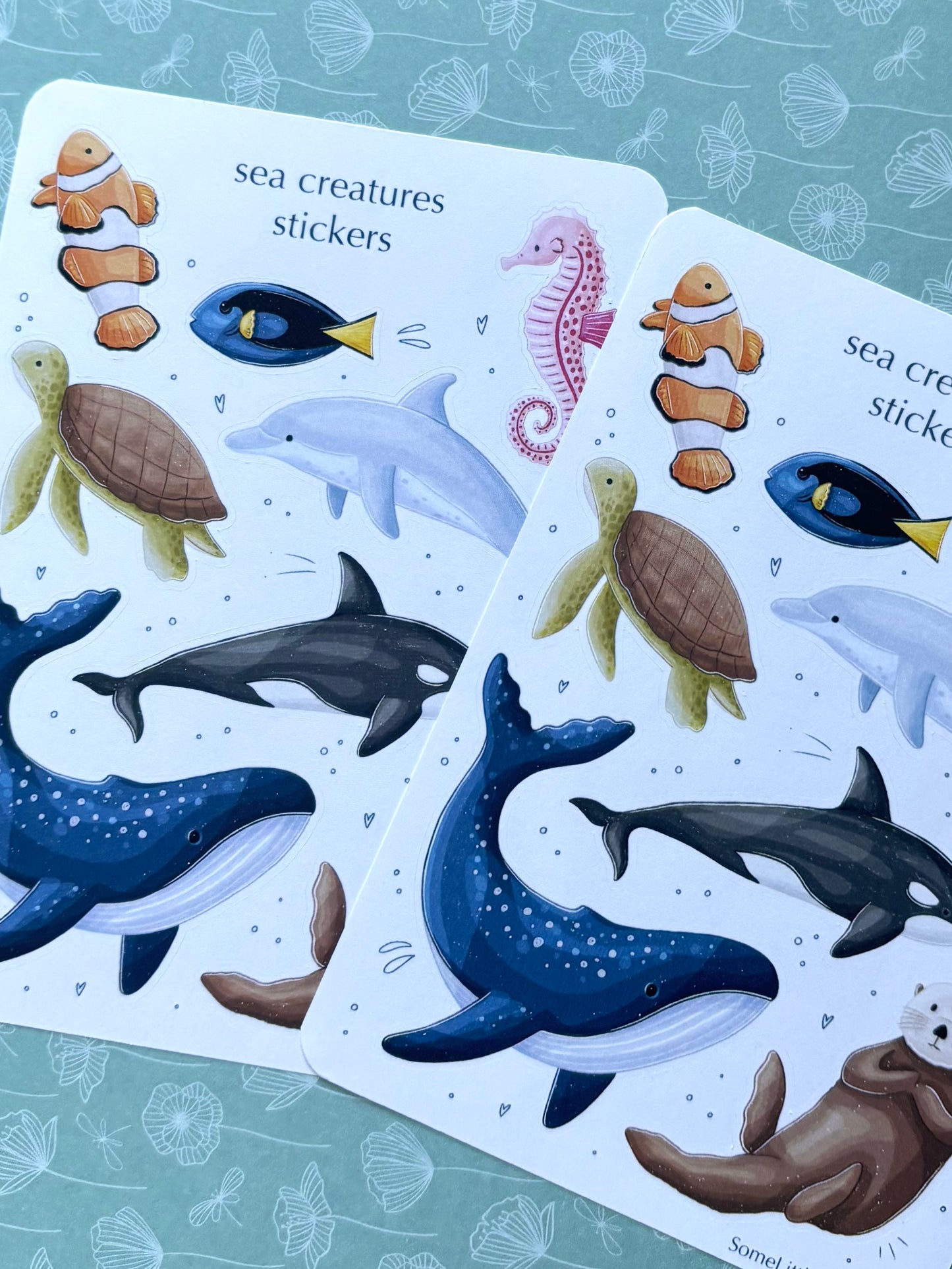 sea creatures stickers