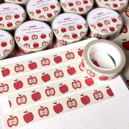 apple washi tape