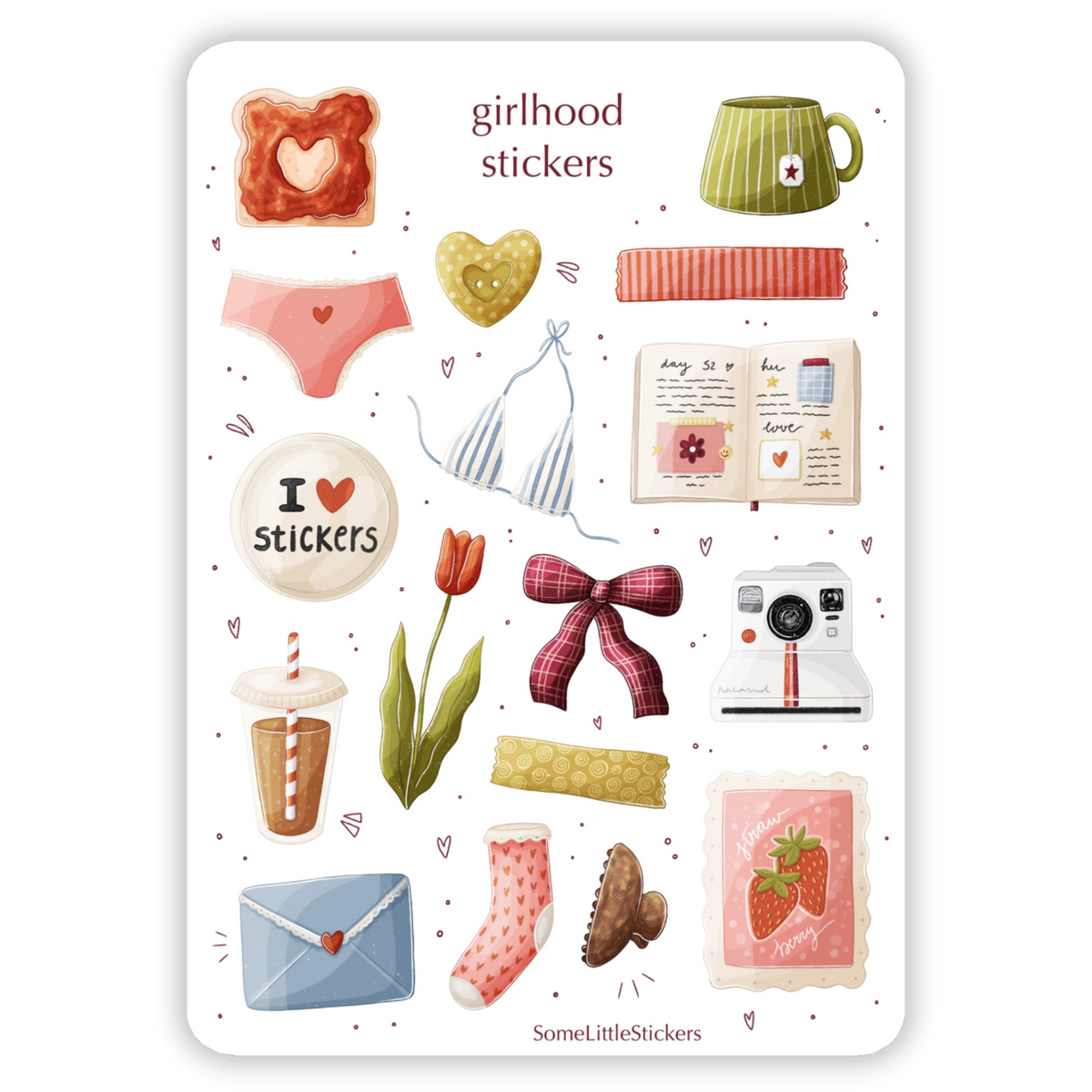 girlhood stickers