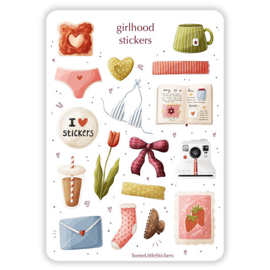 girlhood stickers