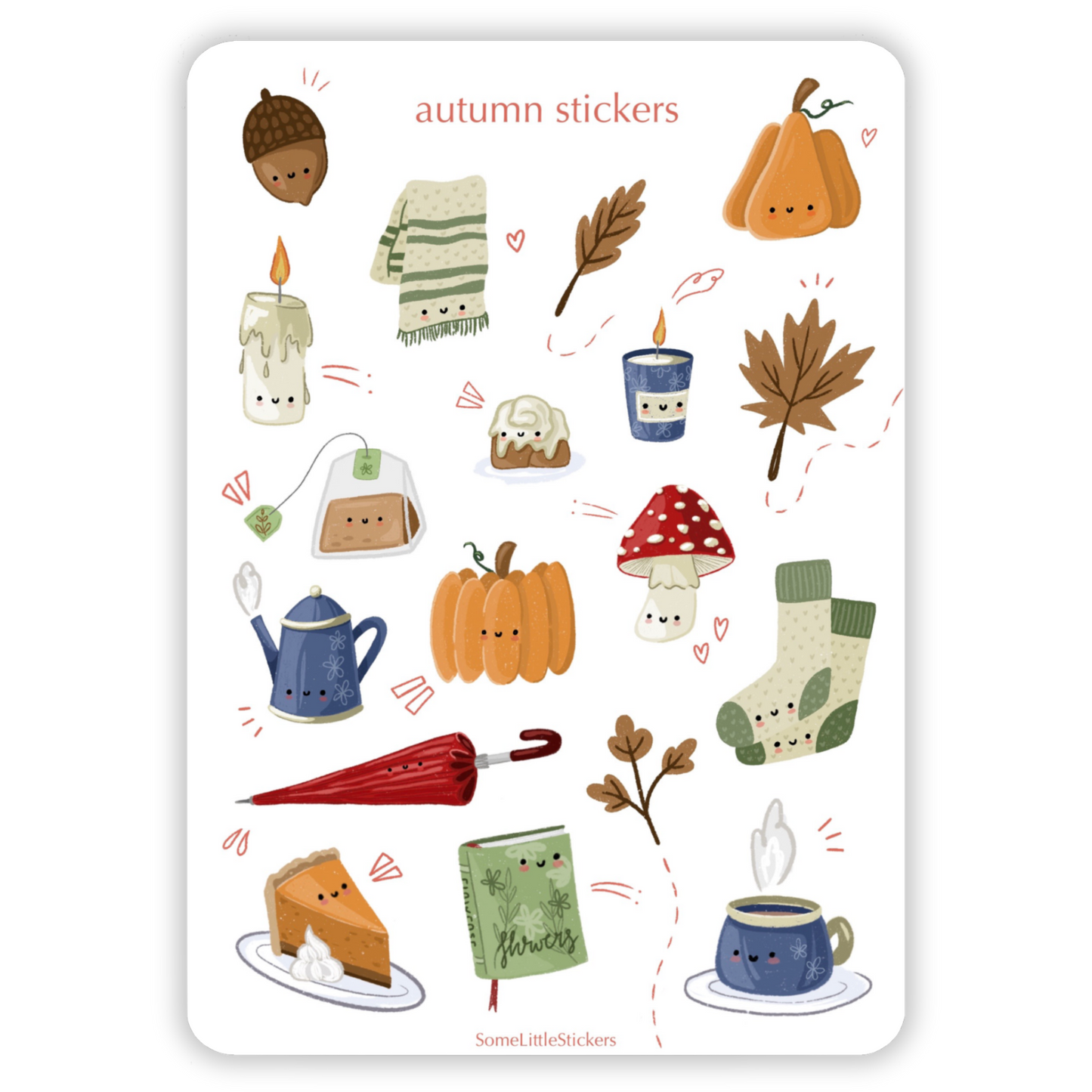autumn stickers
