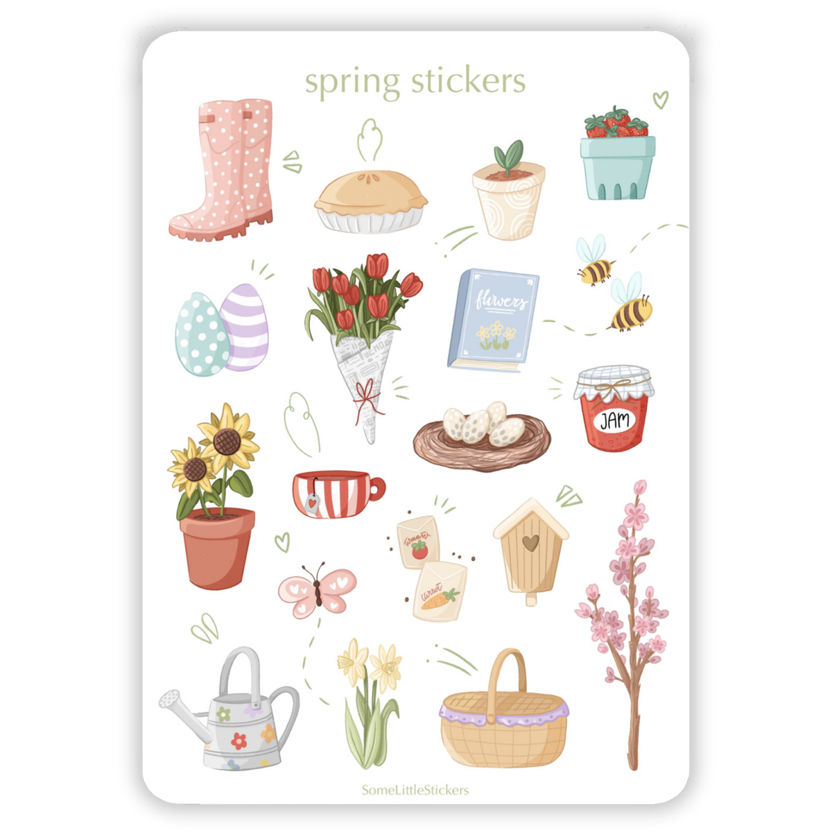 spring stickers