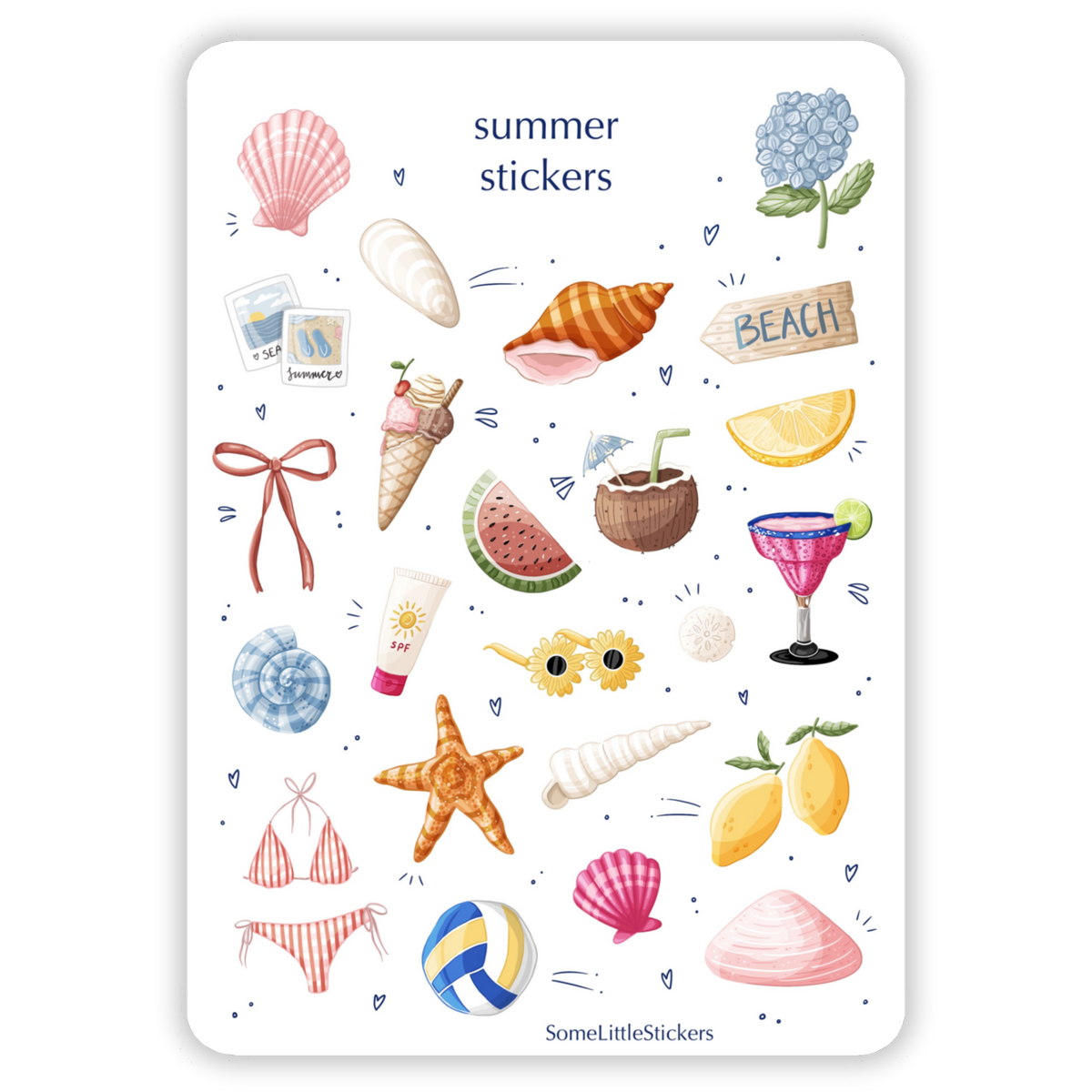 summer stickers