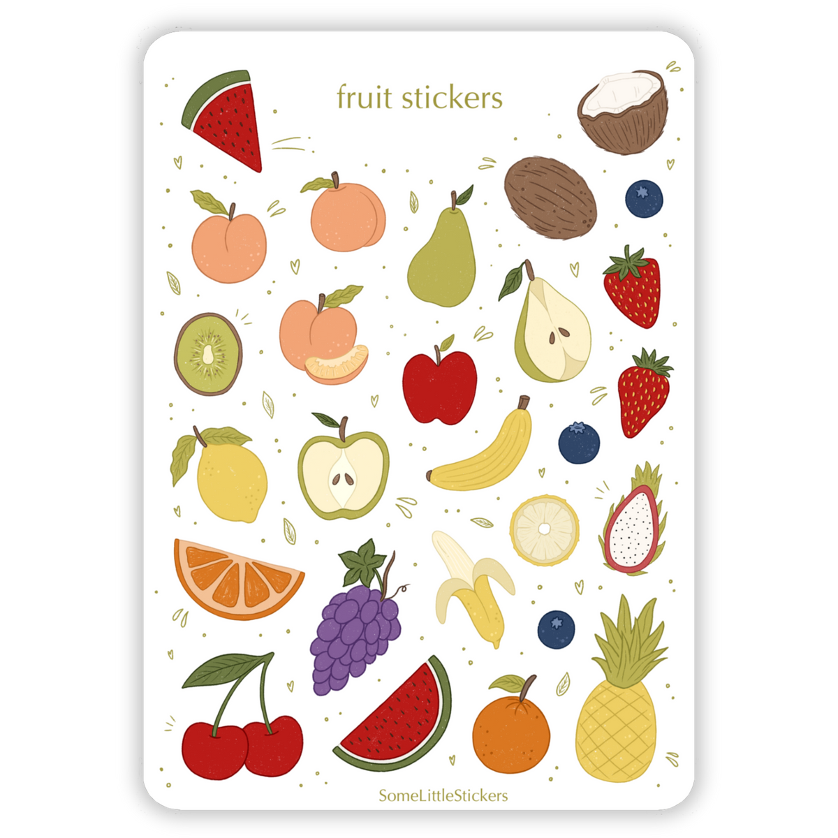fruit stickers