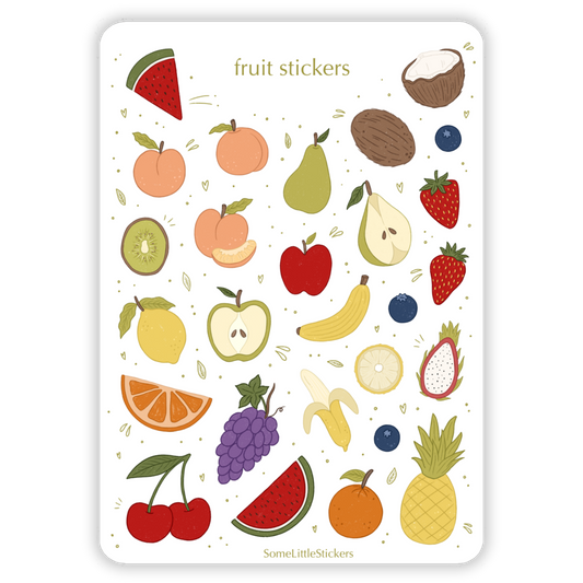fruit stickers
