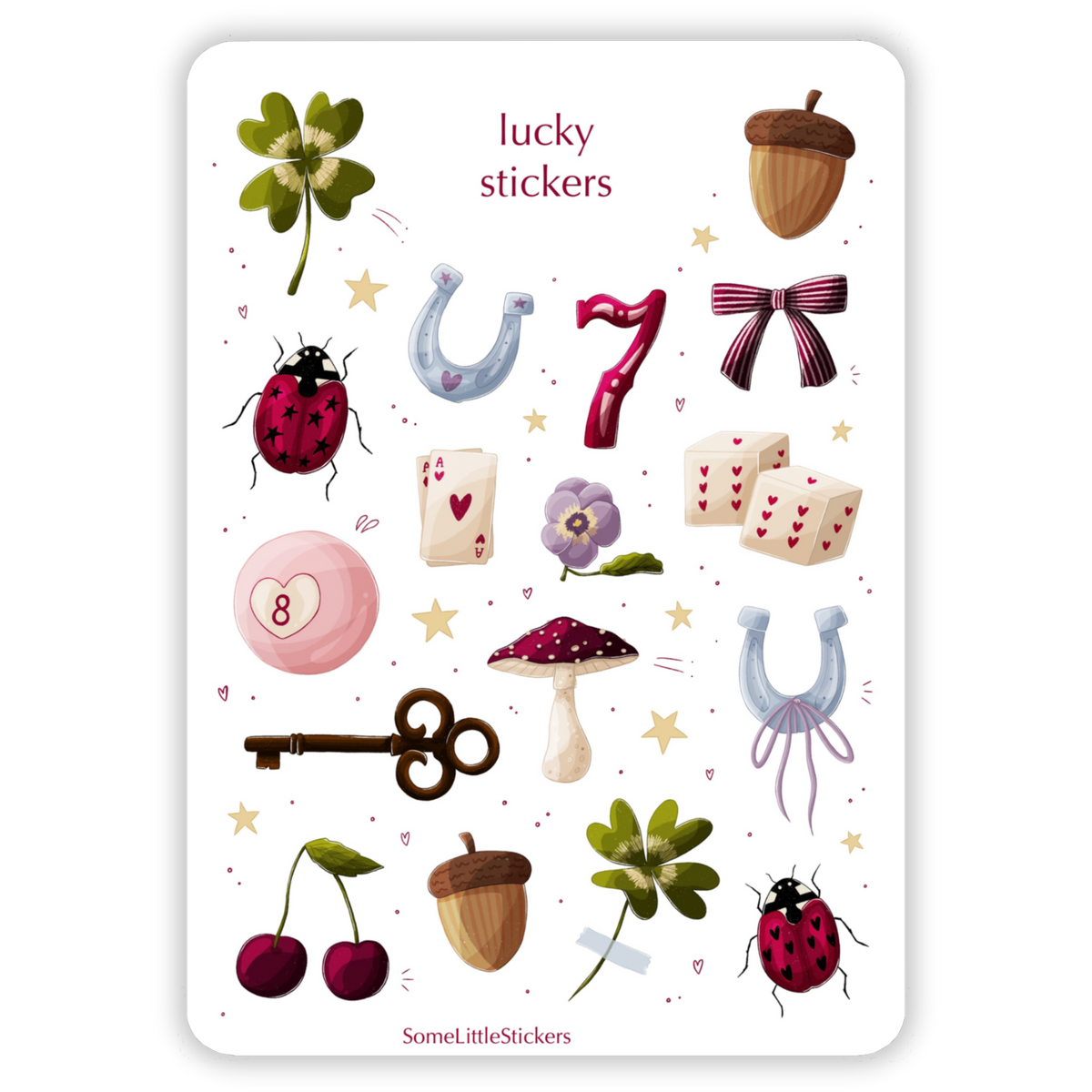 lucky stickers