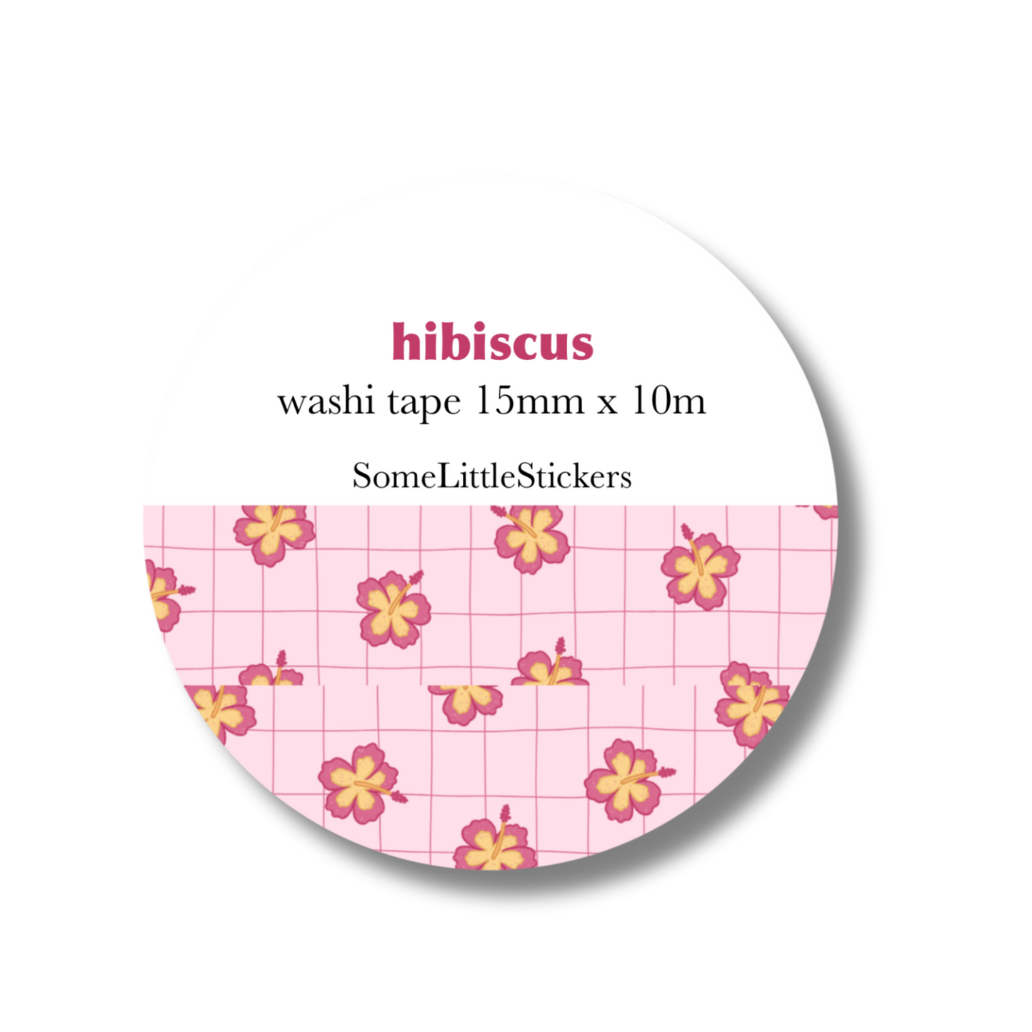 hibiscus washi tape