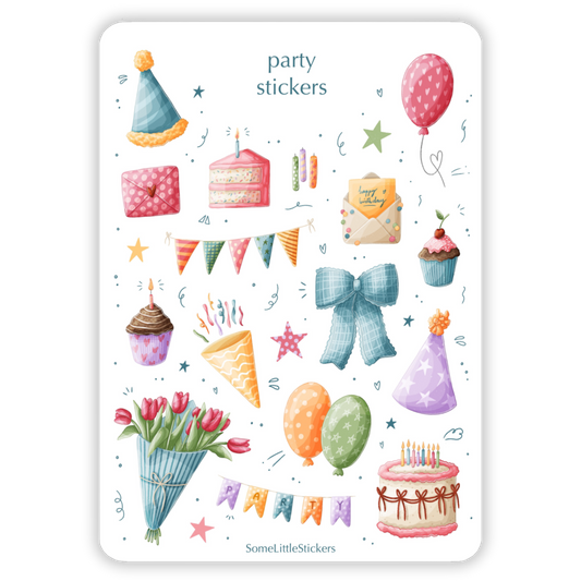 party stickers