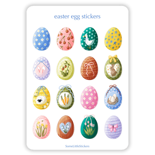 easter egg stickers