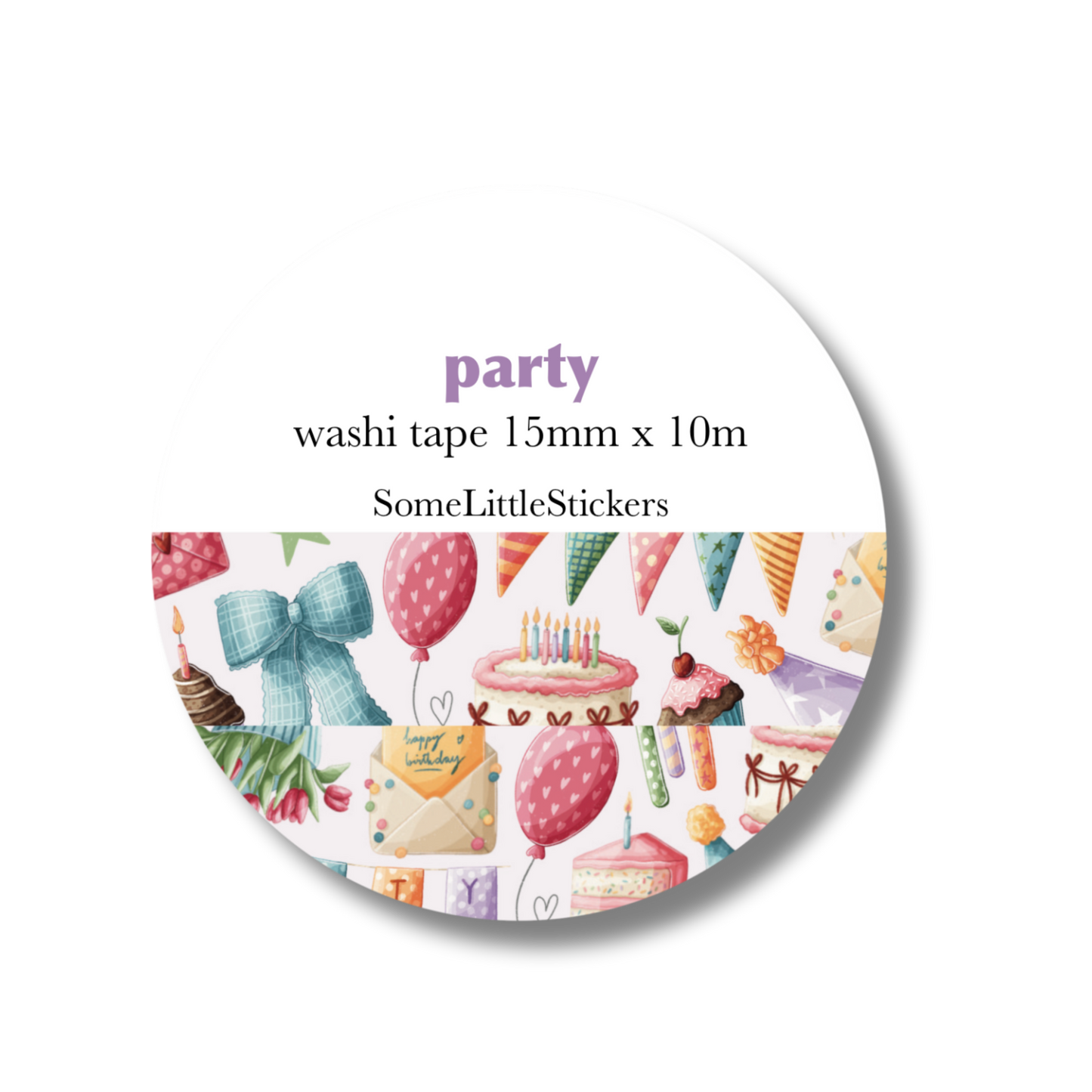 party washi tape