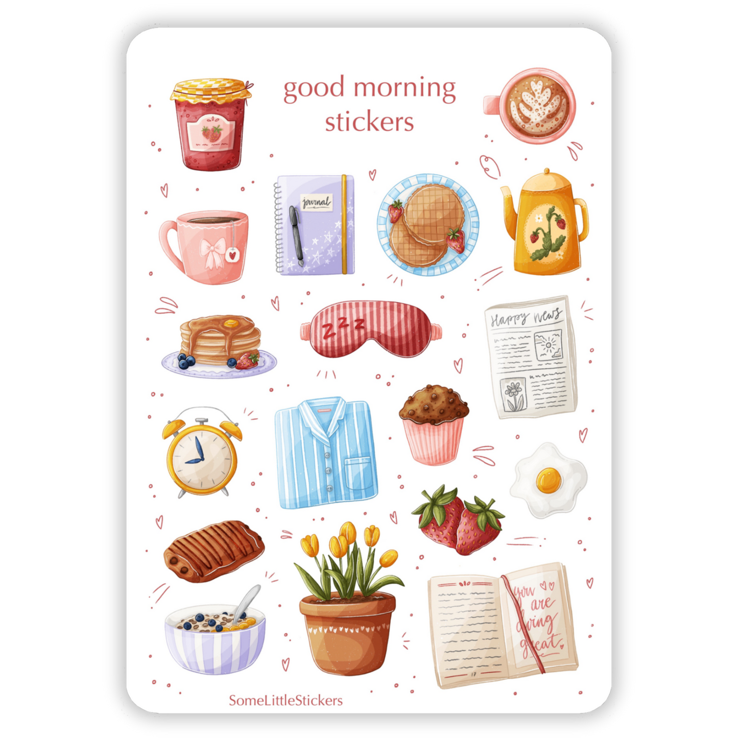 good morning stickers