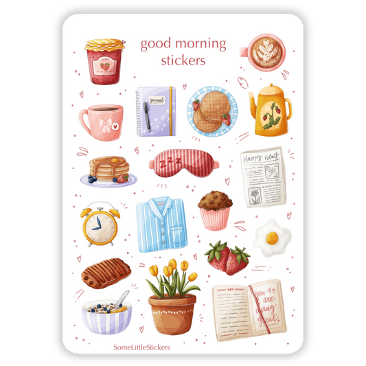 good morning stickers