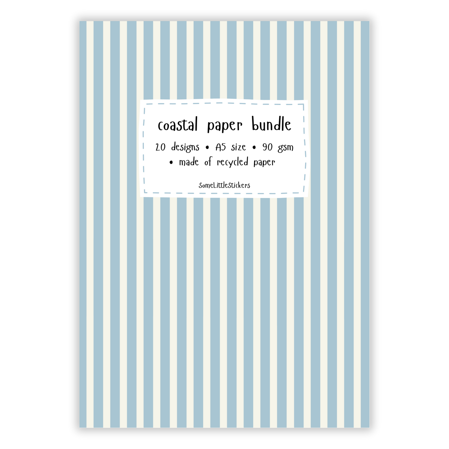 coastal paper bundle