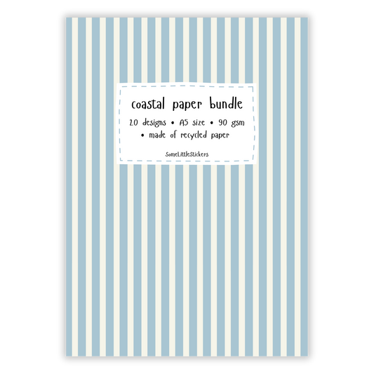 coastal paper bundle