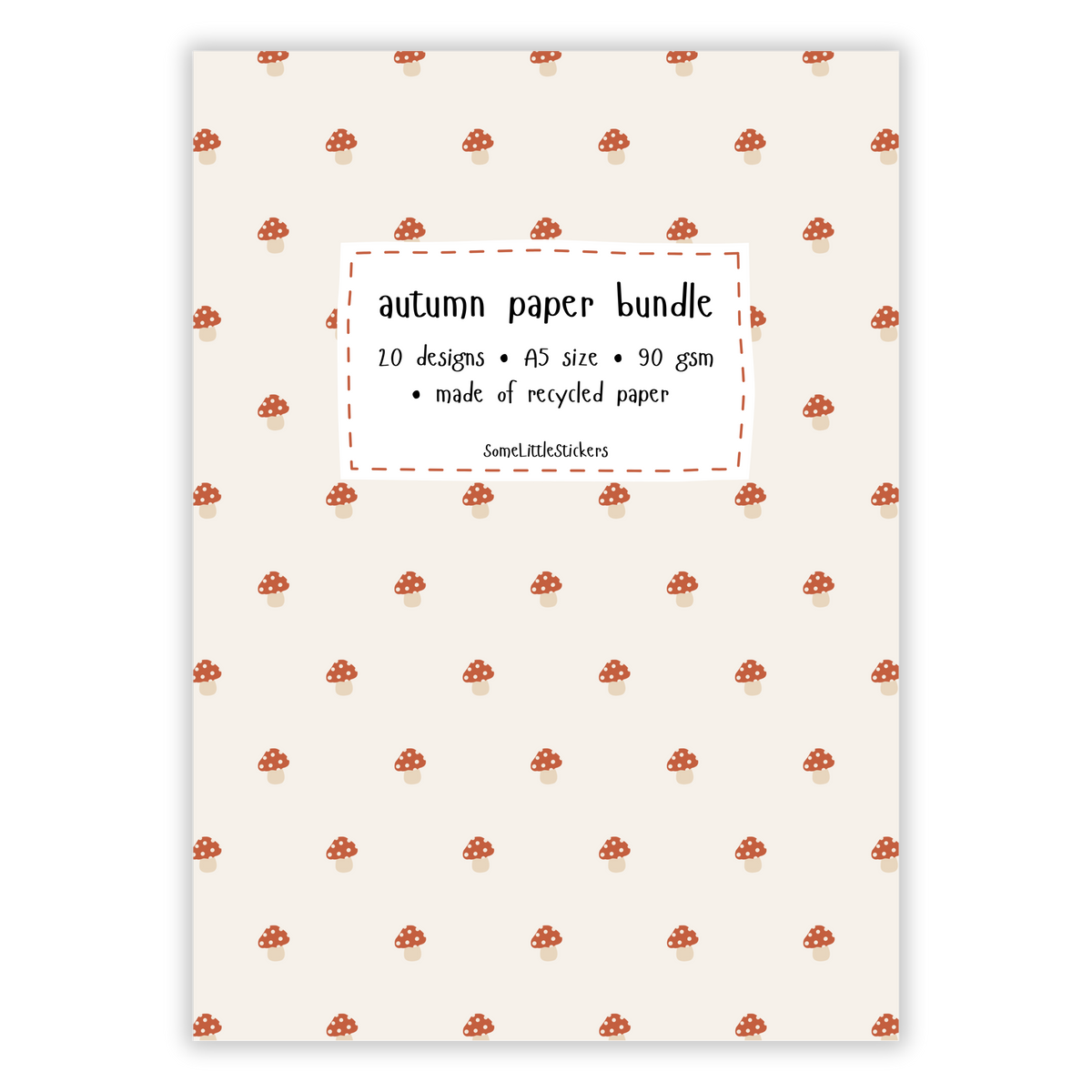 autumn paper bundle