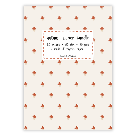 autumn paper bundle