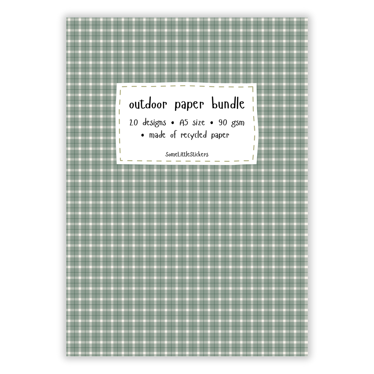 outdoor paper bundle