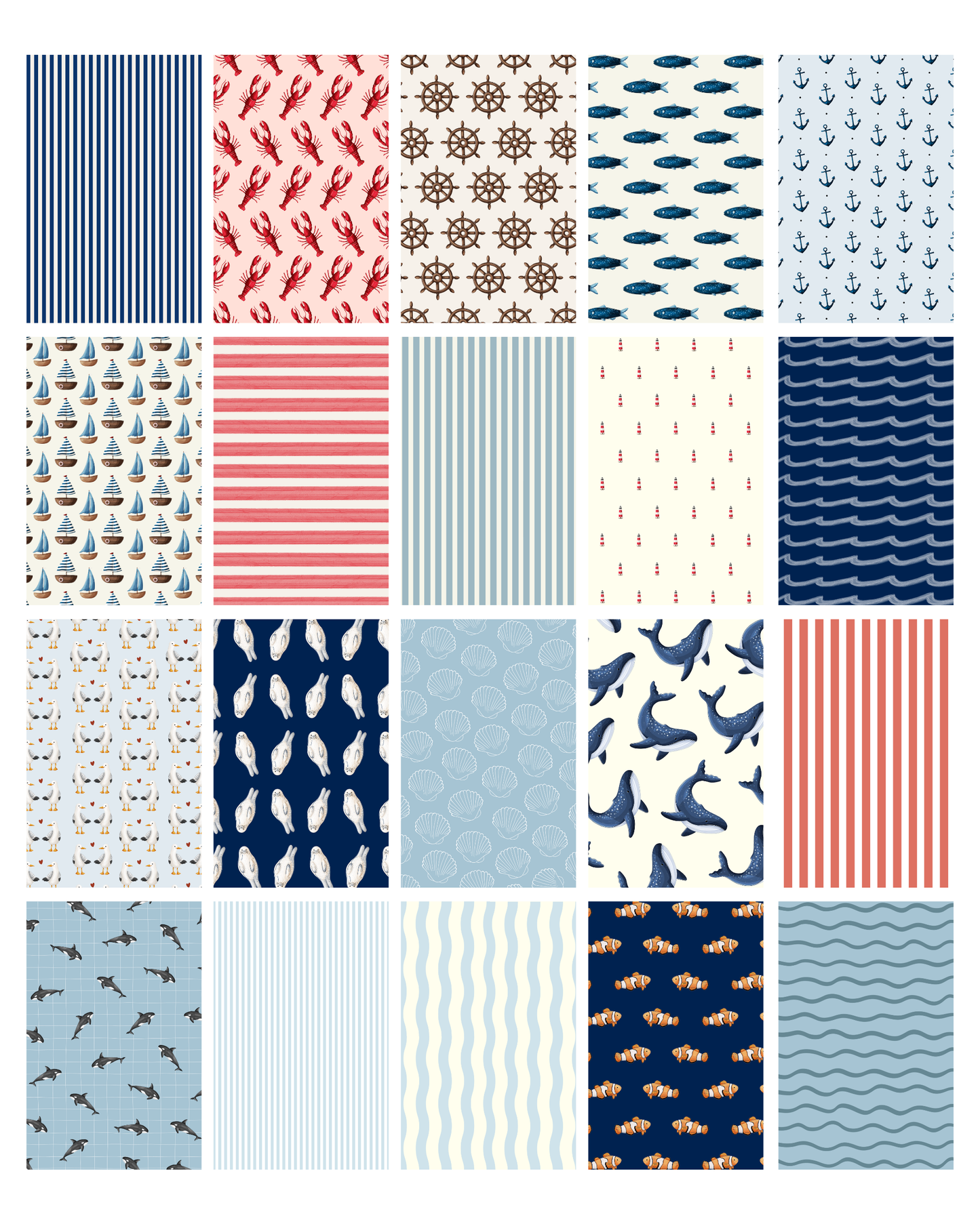 coastal paper bundle
