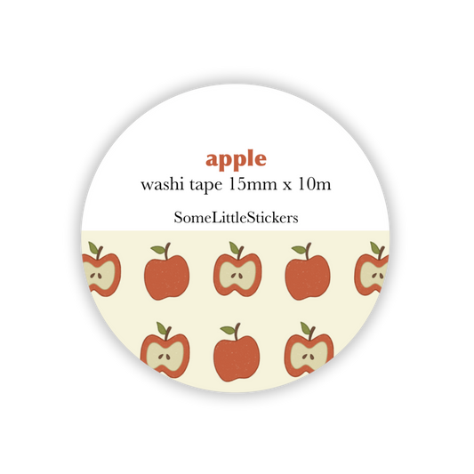 apple washi tape