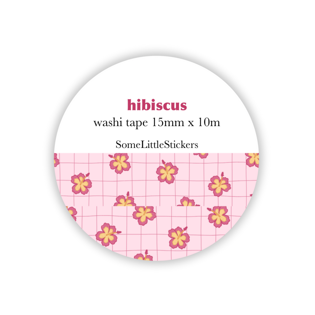 hibiscus washi tape