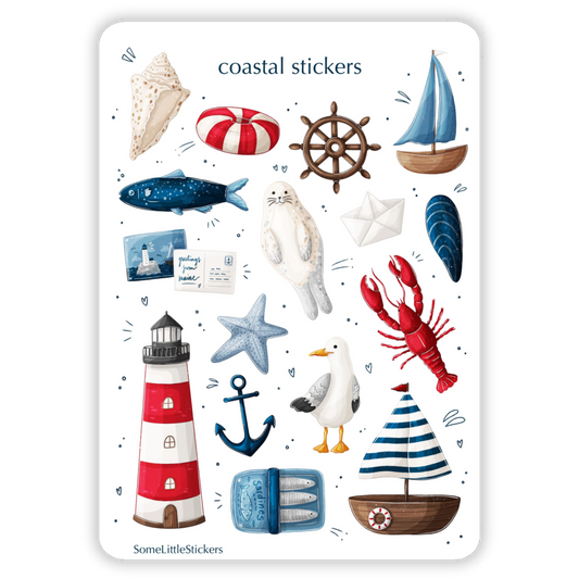 coastal stickers