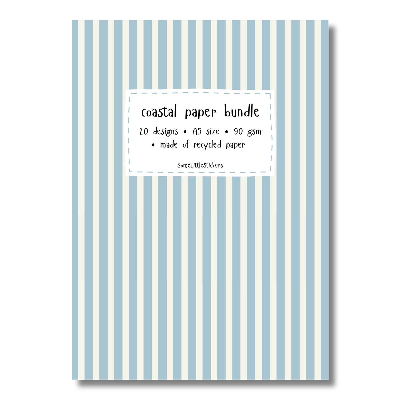 coastal paper bundle
