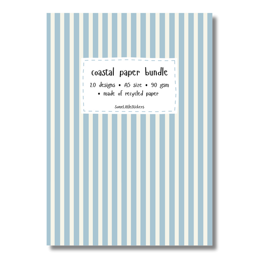 coastal paper bundle