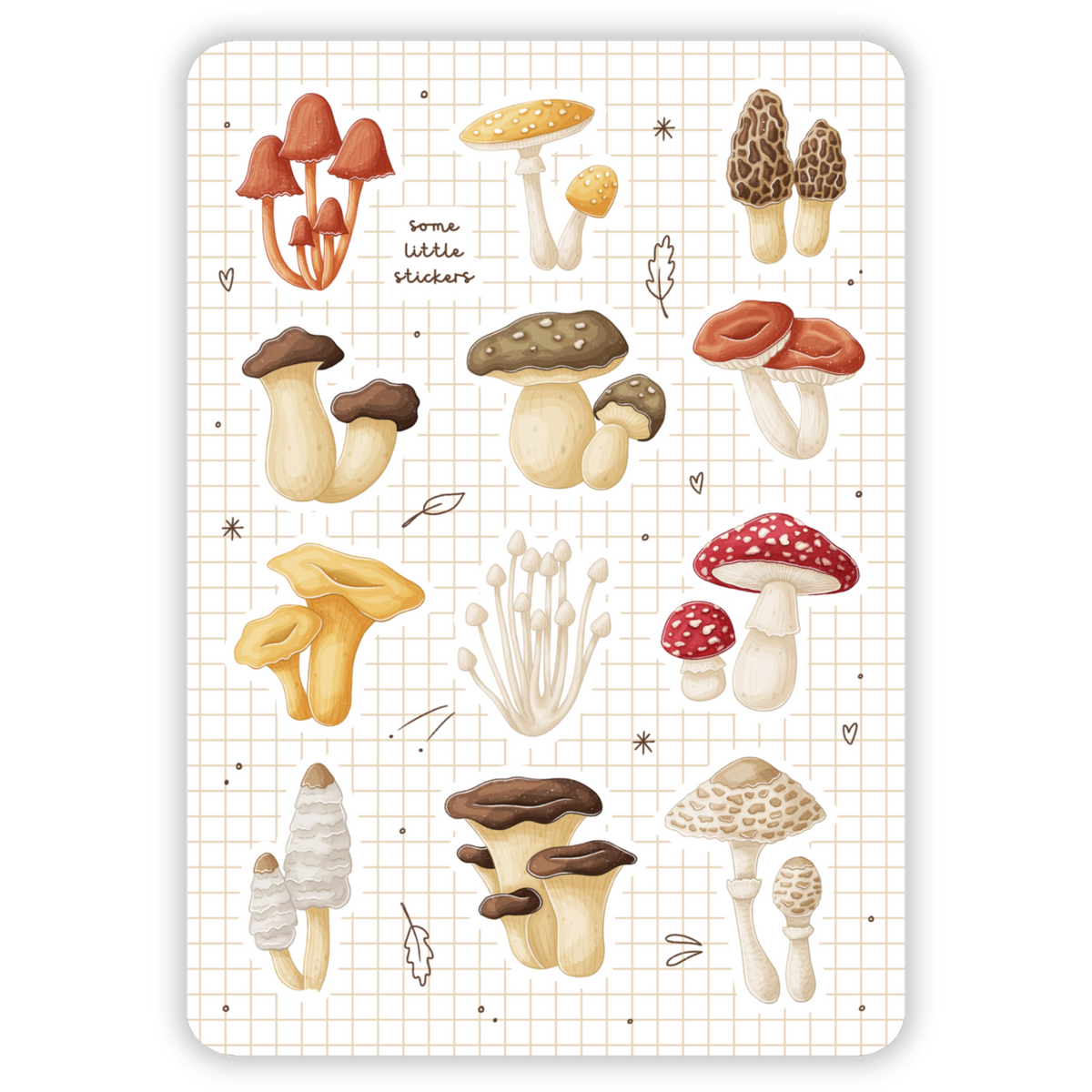 mushroom stickers