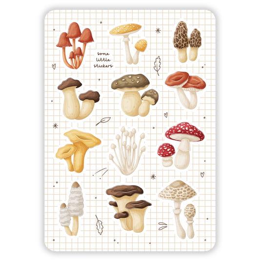 mushroom stickers