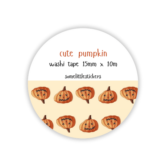 cute pumpkin washi tape