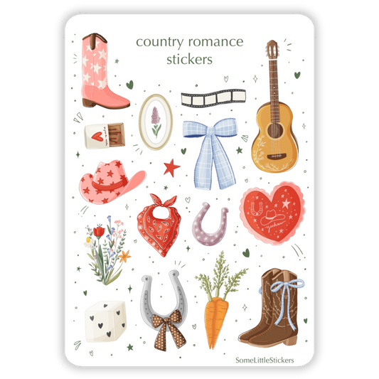 country romance stickers