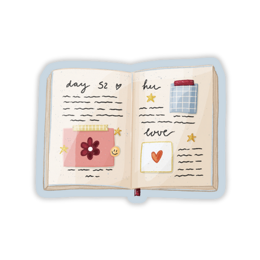 holographic journal sticker