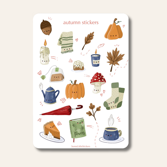 autumn stickers