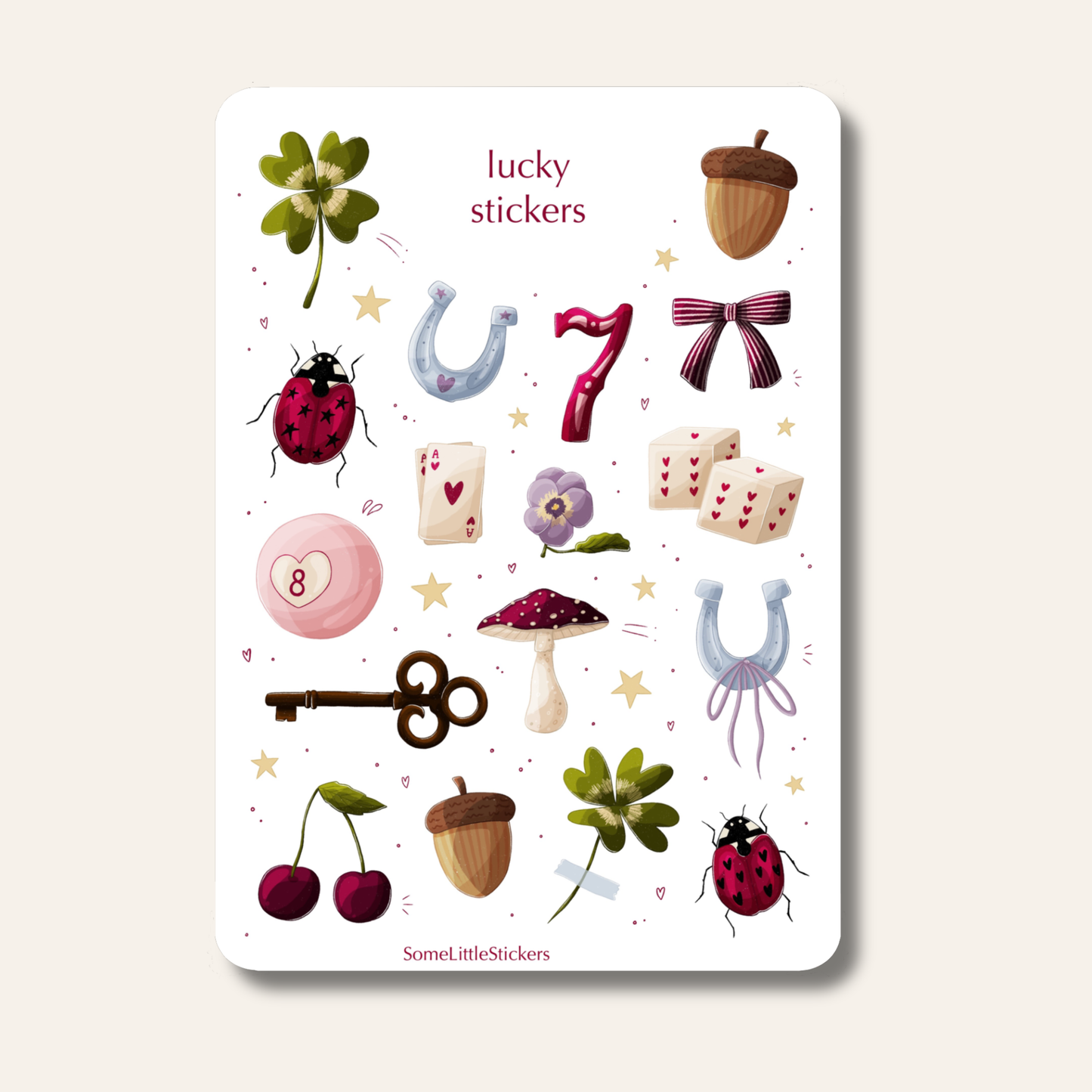 lucky stickers