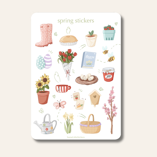 spring stickers