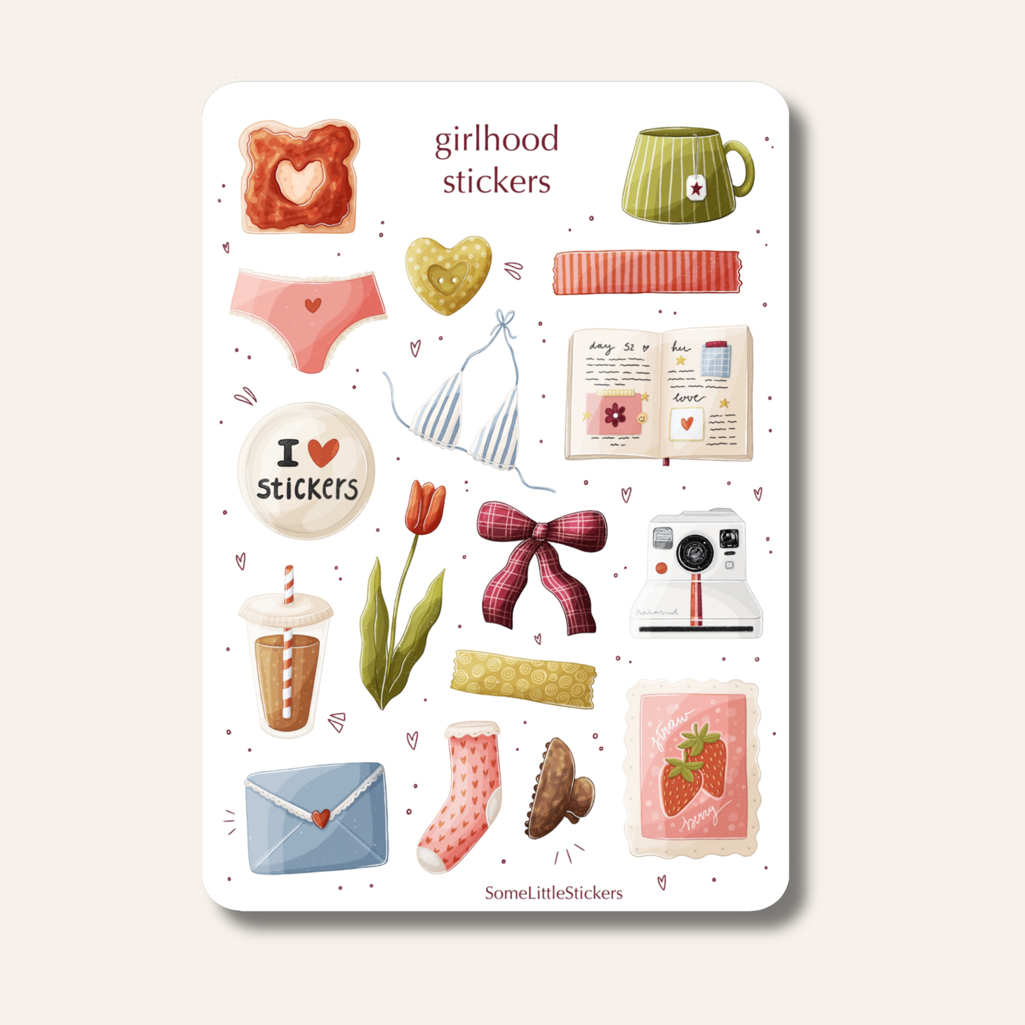 girlhood stickers