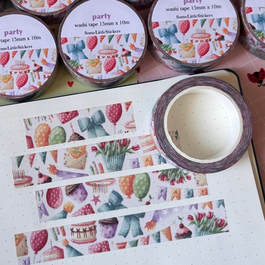 party washi tape