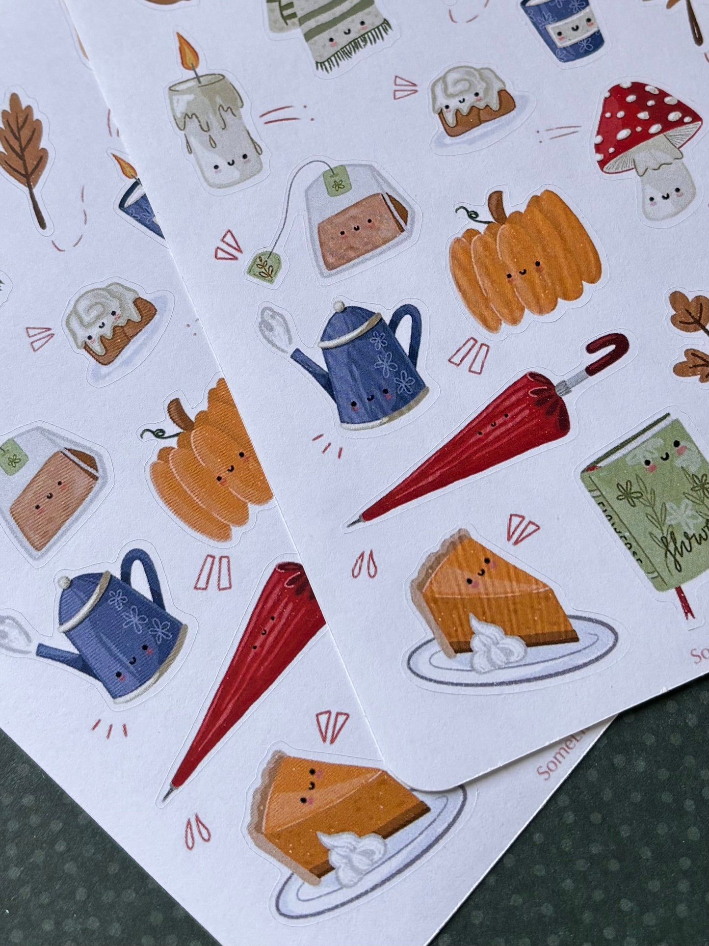 autumn stickers