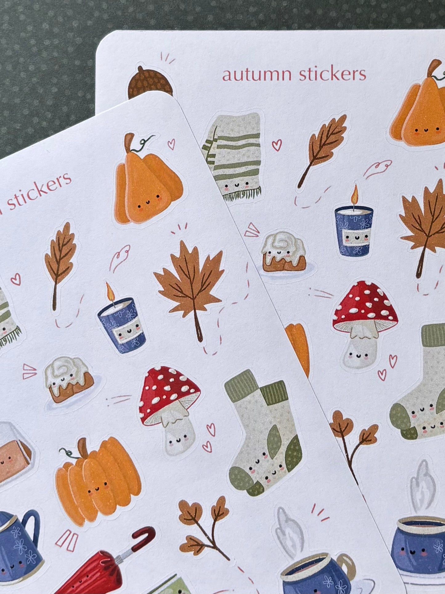 autumn stickers