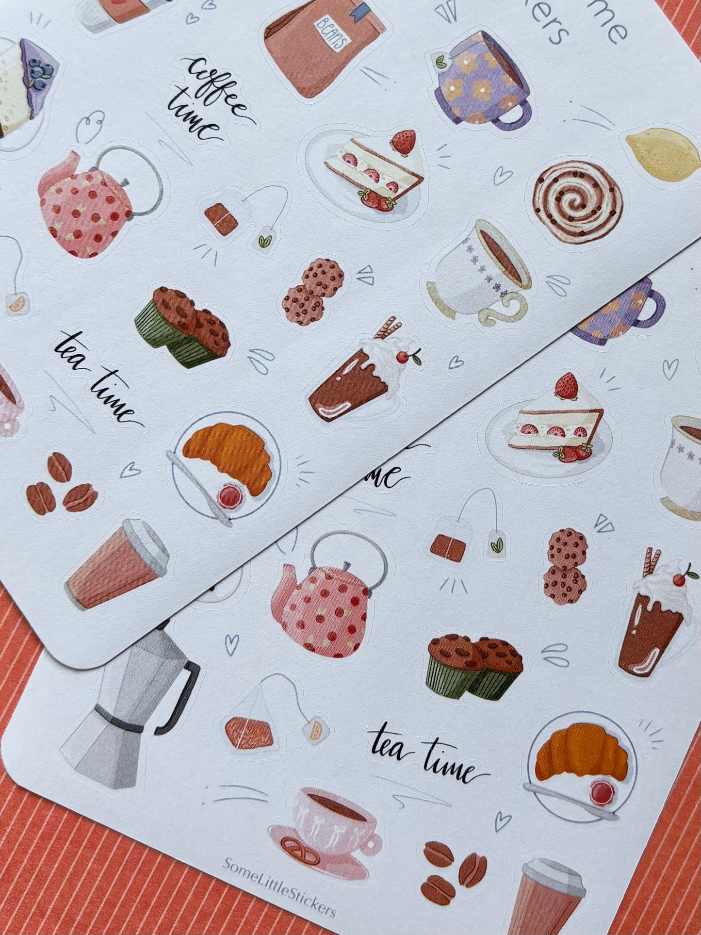 coffee time stickers