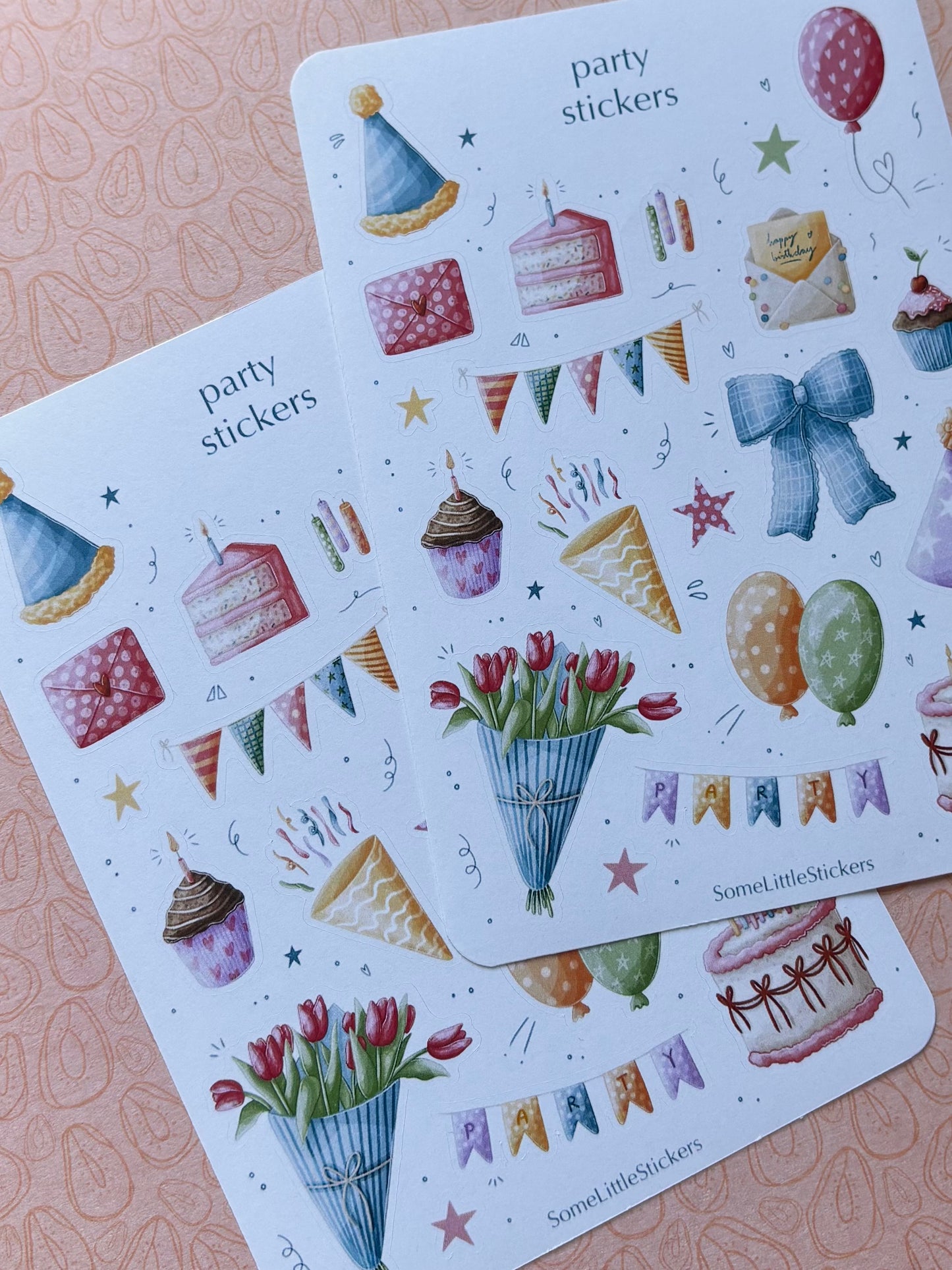 party stickers