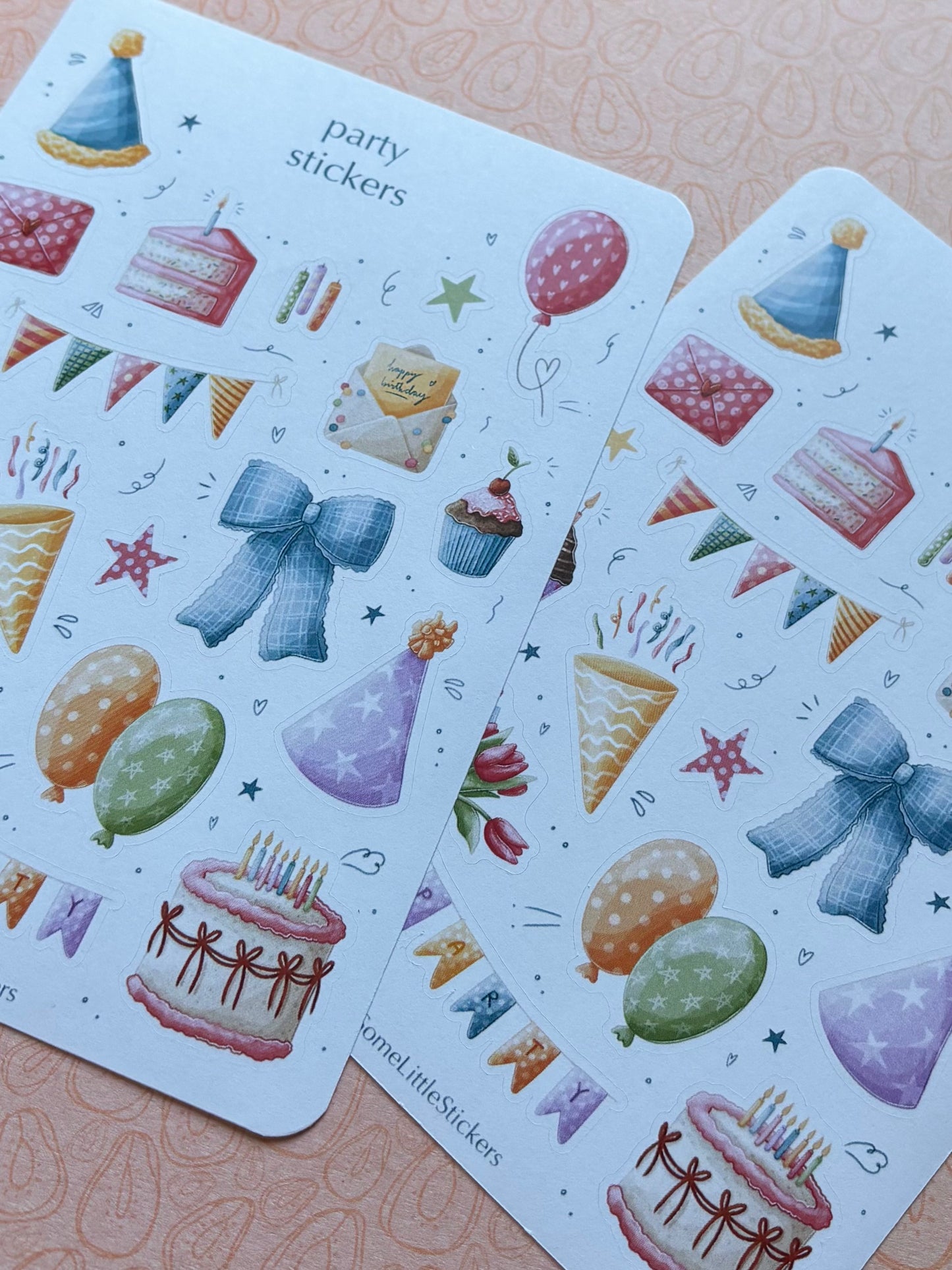 party stickers