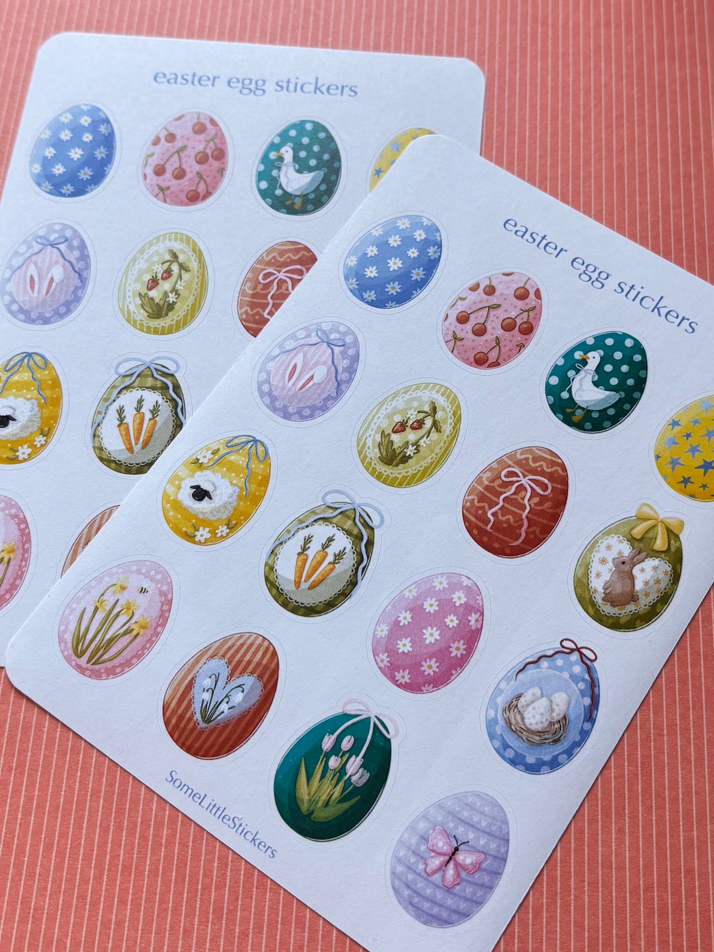 easter egg stickers