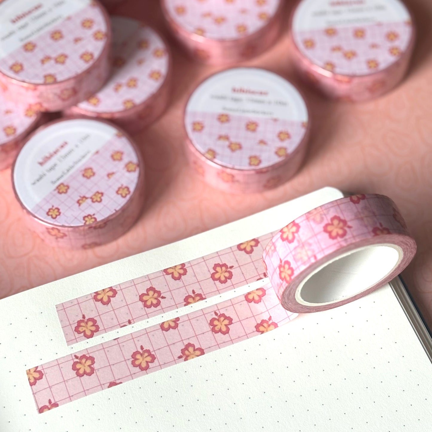 hibiscus washi tape