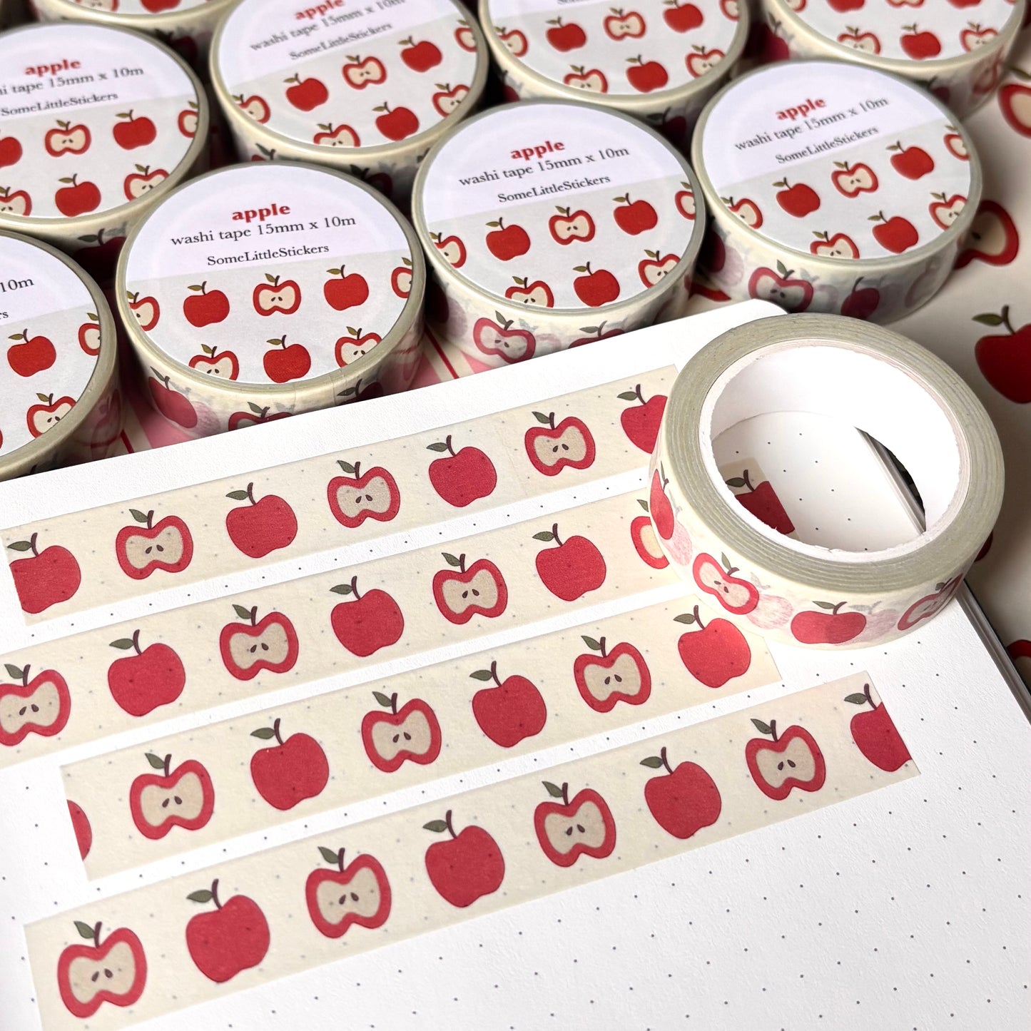 apple washi tape