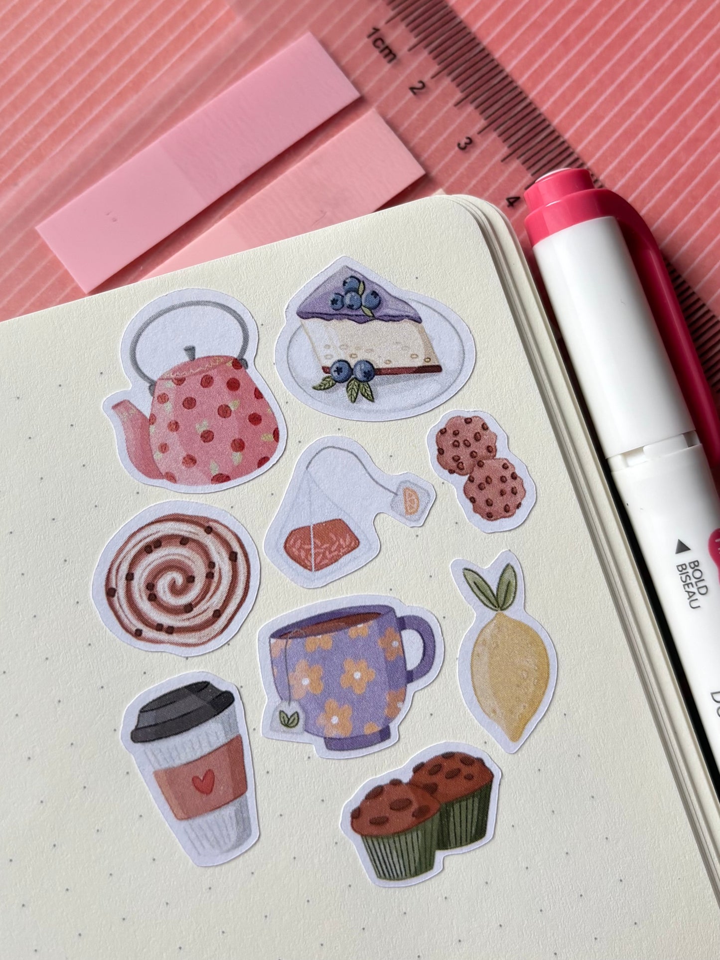 coffee time stickers